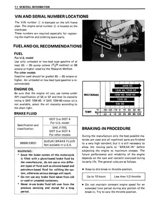 1987-1989 Suzuki 300, LT300E QuadRunner service manual Preview image 5