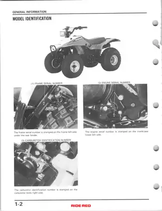 Honda TRxX 200SX FourTrax 1986-1988 Service Manual - Comprehensive Repair Guide Preview image 5