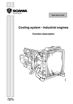 Scania Industrial Marine D9, D12, D16 diesel engine service manual
