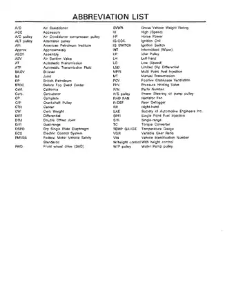 1989 Subaru Leone, DL_GL, Loyale, Omega, L-Series, GL-10, RX, Isuzu Geminett II, EA-82 engine service manual Preview image 2