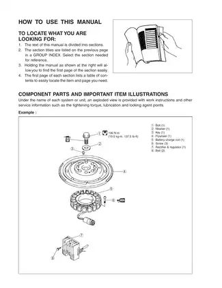 2003 Suzuki DF60, DF70, DF60T, DF70W, 70WTH outboard motor service manual Preview image 3