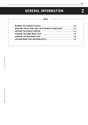 1999-2006 KTM 125, 200 repair manual Preview image 2