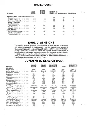 1976-1985 Kubota B5100D, B5100E,  B6100D,  B6100E,  B6100HST-D,  B6100HST-E B7100D  B7100HST-D B6100HST-E manual Preview image 4