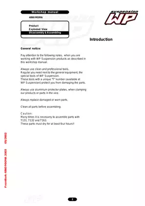 2005-2010 KTM 250 SX-F, EXC-F, EXC-F SIIX DAYS XCF-W, XC-F, SXS-F service manual Preview image 2