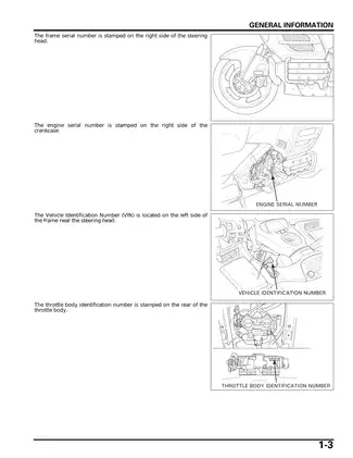 Honda GL1800A Motorcycle Service Manual (2002) - Comprehensive Repair Guide Preview image 5