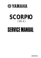 2006 Yamaha Scorpio SX-4 OEM Service Manual (P/N 5BP-F8197-B0, 5BP-F8197-B1) – preview page 1