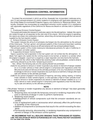 Kawasaki KLX250S Motorcycle Service Manual - Comprehensive Repair Guide Preview image 4
