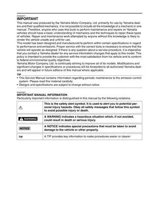 Yamaha YZF-R1 (2009-2013) Service Manual - Your Go-To Guide for Complete Maintenance Preview image 3