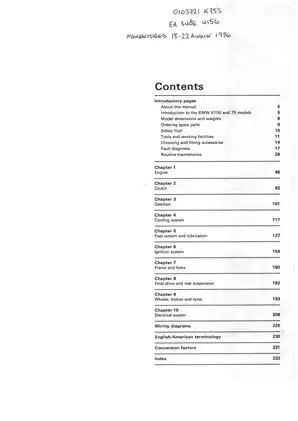 1983-1987 BMW K75, K100 service manual Preview image 3