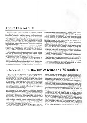 1983-1987 BMW K75, K100 service manual Preview image 5