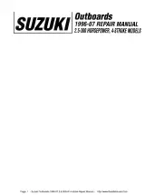 1996–2007 Suzuki DF2.5-DF300 HP 4-Stroke Outboard Service Manual – preview page 1