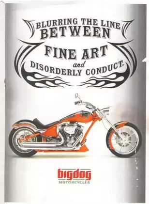 Complete 2007 Big Dog Motorcycle Service Manual