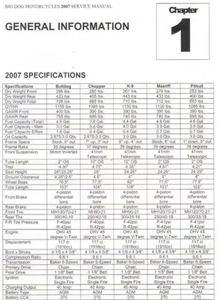 Complete 2007 Big Dog Motorcycle Service Manual Preview image 4