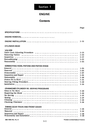 International Cub Cadet Lo-Boy 154, 184, 185 tractor manual Preview image 3