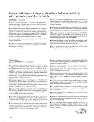 1988-1994 BMW 7 E32, 7 series 735i, 735iL, 740i, 740iL, 750iL service manual Preview image 5