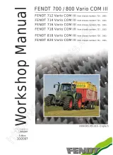 2007- Fendt 700/800 Vario COM III Tractor Workshop Service Training Manual (P/N X990.005.055.010) – preview page 1