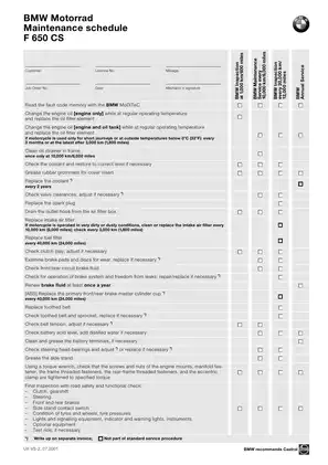 BMW F 650 CS Repair Manual - Comprehensive Guide for Maintenance and Repair Preview image 5
