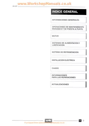 1995-1997 Aprilia RS 250 manual Preview image 3