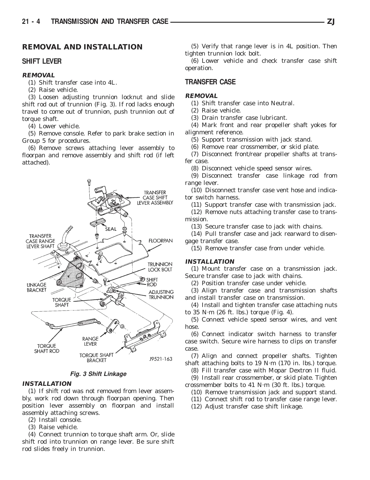 1996 Jeep Grand Cherokee ZJ repair manual Preview image 4