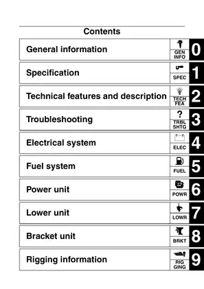 Yamaha F350, LF350 outboard motor service manual Preview image 3