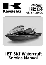 2007–2010 Kawasaki JET SKI Ultra 250X / 260X / 260LX Service Manual (P/N 57001-1650) – preview page 1