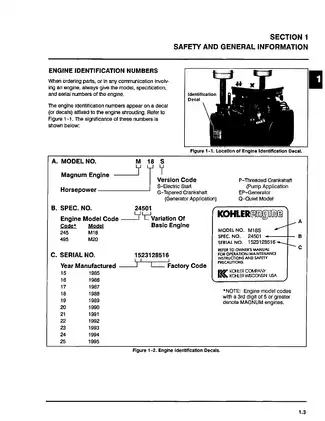 Kohler M18 & M20 Engine Service Manual - Comprehensive Guide for Maintenance and Repair Preview image 5