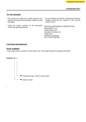 New Holland E385 - Isuzu 4HK1-6HK1 engine workshop manual Preview image 4