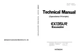 Hitachi EX135UR Excavator 1997 Service & Repair Manual (P/N TO191-00) – preview page 1