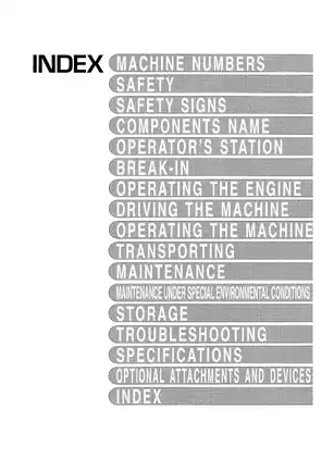 Hitachi EX135UR excavator operator´s manual Preview image 3