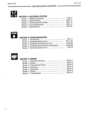 Hitachi EX300, EX300LC, EX300H, EX300LCH excavator manual Preview image 4