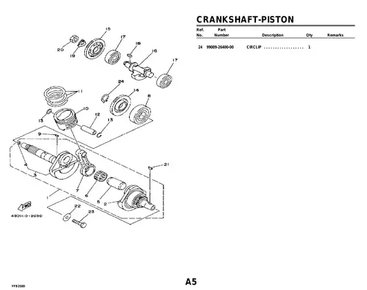 Yamaha YFB250D ATV Parts Manual - Complete Service Guide for Model 2023 Preview image 5