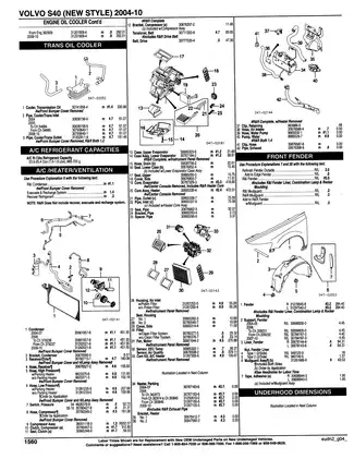 2004-2010 Volvo S40 parts manual Preview image 5