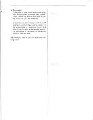 Suzuki RM125 Owner's Manual & Service Guide - Complete Maintenance and Repair Instructions Preview image 5