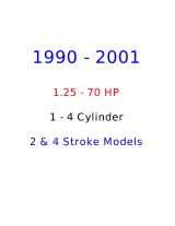 1990–2001 Johnson Evinrude 1.25–70 HP Outboard Service & Repair Manual – preview page 1