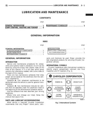 1998 Jeep Grand Cherokee ZG service manual Preview image 1