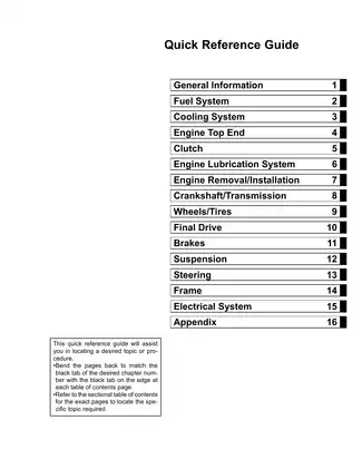 Kawasaki Motorcycle Service Manual: Comprehensive Guide for EN500 Series (C1 - C7F Models)