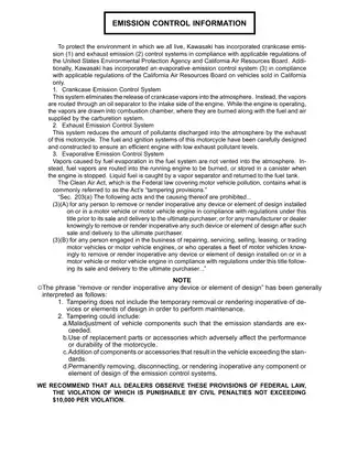Kawasaki Motorcycle Service Manual: Comprehensive Guide for EN500 Series (C1 - C7F Models) Preview image 3