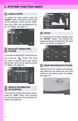 2013 Toyota Sienna owners manual Preview image 5