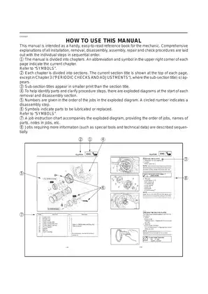 Yamaha XJR1300 Motorcycle Repair Manual - Comprehensive Service Guide Preview image 3