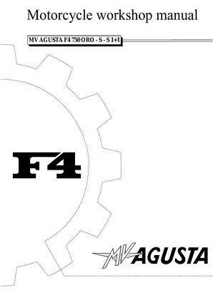 2003 MV Agusta F4 750 workshop manual Preview image 3