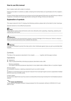 2003 BMW C1, C1 200 manual Preview image 4