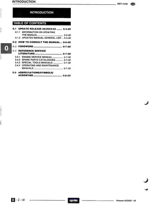 2001-2003 Aprilia RST Mille Futura repair manual Preview image 4