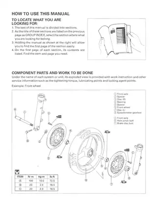 1996-1997 Suzuki GSF1200S Bandit service manual Preview image 3