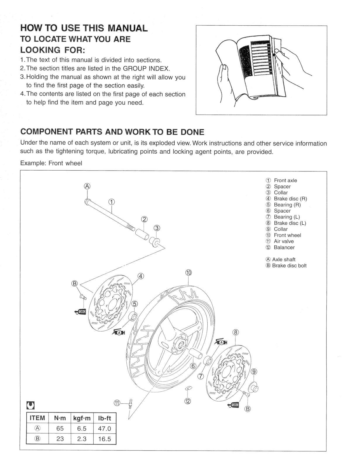 1999 Suzuki GSF600, GSF600S Bandit repair manual Preview image 3