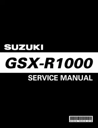 Suzuki GSX-R1000 Service Manual (2003 Model) - Essential Guide for Mechanics Preview image 1