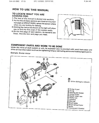 Detailed Service Manual for Suzuki Performance Motorcycles (1994-1997) Preview image 4