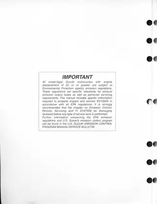 2003 Suzuki SV1000S service manual Preview image 2