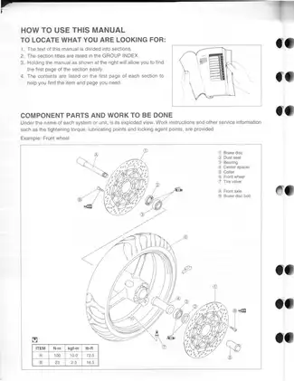 2003 Suzuki SV1000S service manual Preview image 4