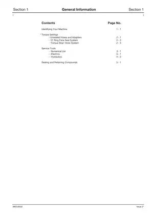 JCB 1CX Backhoe Loader Complete Service Manual Preview image 4