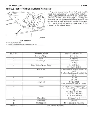 2002 Dodge RAM 2500-3500 shop manual Preview image 3